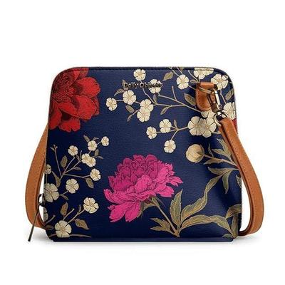 Trapeze Sling Crossbody Bag for Girls and Women | Made with Durable Vegan Leather Material | Carefully Handcrafted | Zip Closure Multicolor