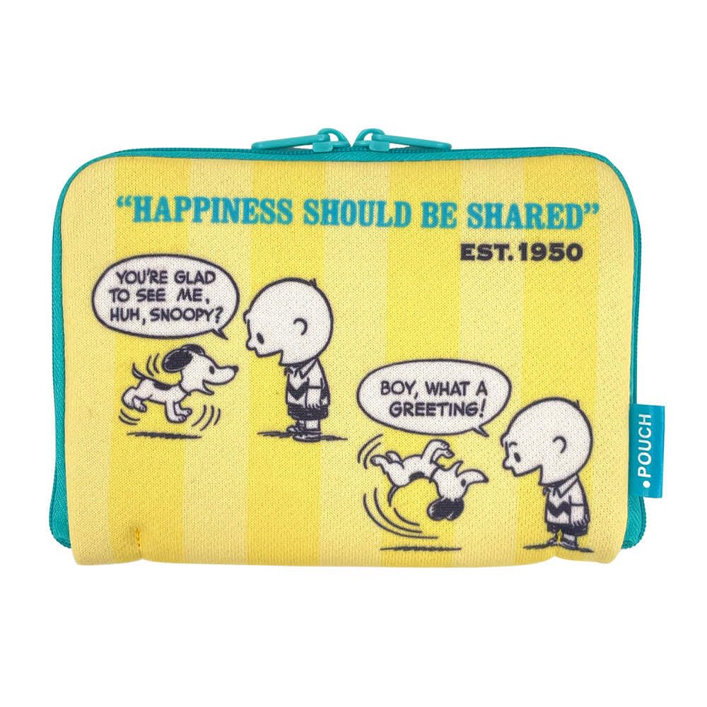 Косметичка в горошек Снупи Короткая 75-я Полоска BD