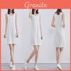 Elegant Women Long Cami Stretch Tank Top Sleeveless T Shirt Bodycon Tunic Mini Dress