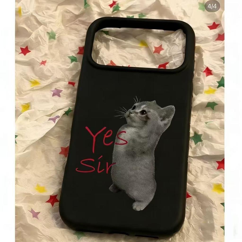 cute cat cartoon girl phone case for iphone 17 pro max 16 plus 15 14 13 11 silicone back cover for iphone 12 shell bumper