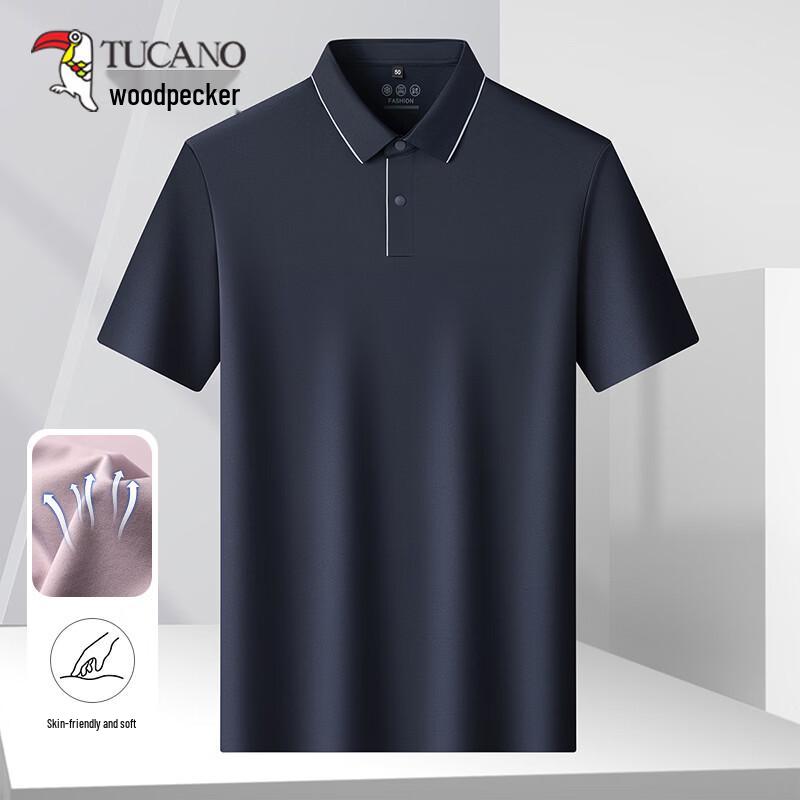 TUCANO Men s Ice-Feel Breathable Short-Sleeve Polo Shirt 50