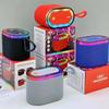 Wireless Portable Bluetooth Speakers with for USB AUX TF Card Player  5W Output RGB Colorful Light Fabrics Sound Box