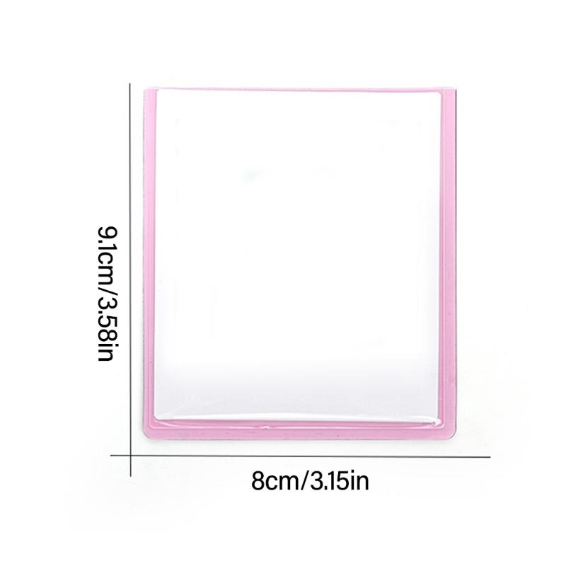 Reusable Blank Photo Insert Magnets Magnetic Pictures Frame Photo Sleeves Easily Change and Stick Wide Photos on Metal