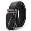 Frosted Automatic Buckle Edge Two-Layer Cowhide Belt, Business And Leisure Men'S Trendy Belt