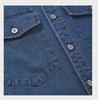 Men's Summer Denim Shirt - Large Size, Thin Cotton, Half-Sleeve, Slim Lapel Work Jacket