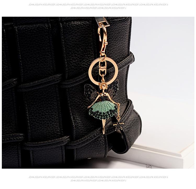 Ευρωαμερικανικό Αγγελικό Μπρελόκ Μπαλαρίνας: Γυναικείο Κρεμαστό Τσάντας & Κρεμαστό Αυτοκινήτου