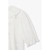 VOV Seersucker Frill Blouse  7156360001 
