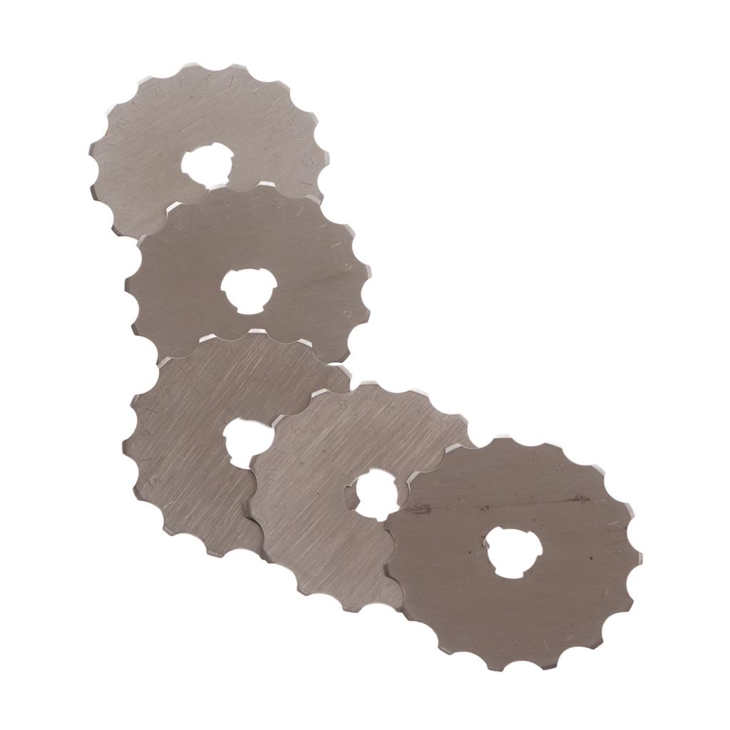 5Pcs Cloth Cutting Knife Blade Paper Cloth Hob Rolling Cutter Tailor Sewing Supplies 45mm