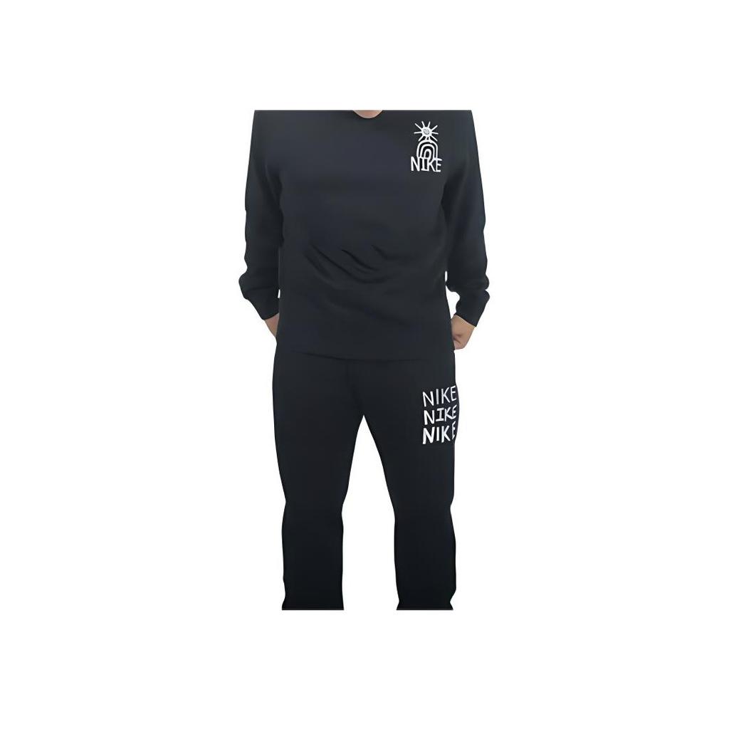 Nike Logo Drawstring Cuffed Sweatpants Men Bottoms DQ4082-010