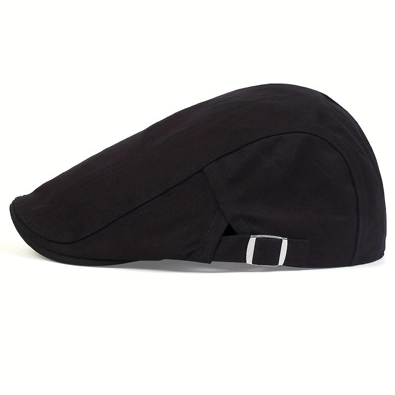 Fashion Hip Hop Cap Men Spring and Summer Solid Color Beret Cap Fashion Men Women Wild Berets Hat Outdoor Sun Hat Forward Hats