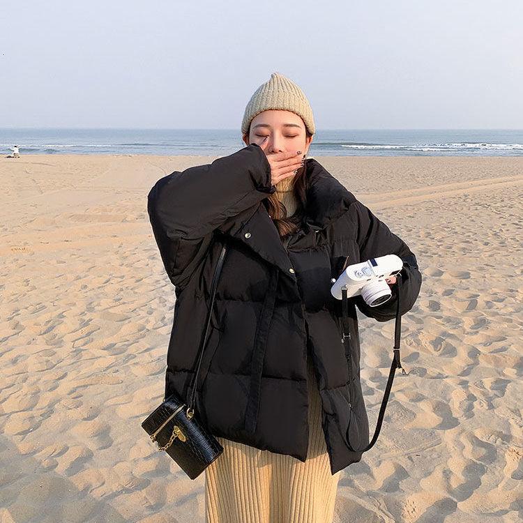 Winter Fashion Korean Style Short Down Cotton Coat Women Student Puffer Jacket