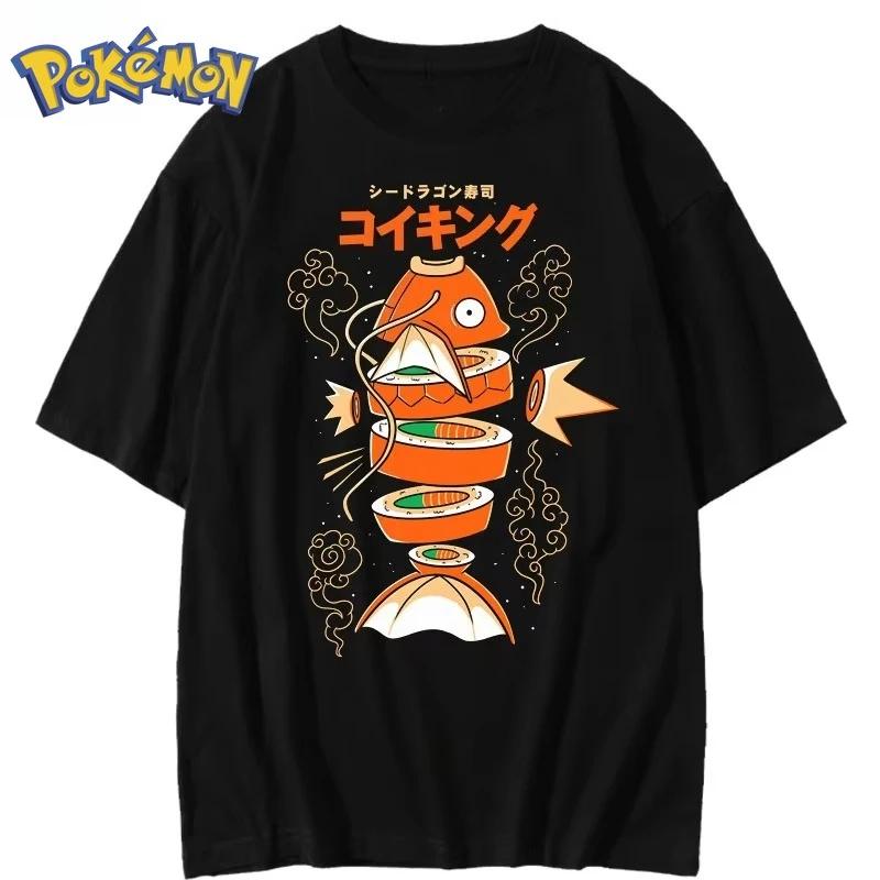 Urban Pulse Clothing Pokemon 2026 Zomer Heren Katoenen T - Shirt Streetwear Vintage Charizard Print Oversized Casual Dagelijkse Kleding Anime Fans Cadeau S wit