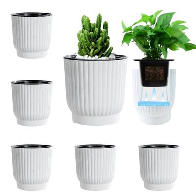 East Leaf Automatic Watering Bottom Watering Flower Bottom Water X 12 Cm of Planter, Pot, Pot, Self-Watering, Tank, Houseplant, Stylish, Medium, 11.5