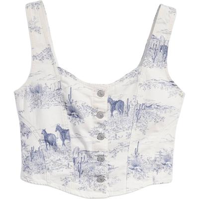 Levis Fashion Casual Versatile Slim Fit Tank Top Women Tops A73140000