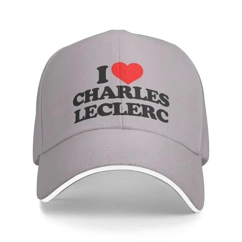 Punk I Love Charles Leclerc Baseball Cap Women Men Adjustable Dad Hat Sports
