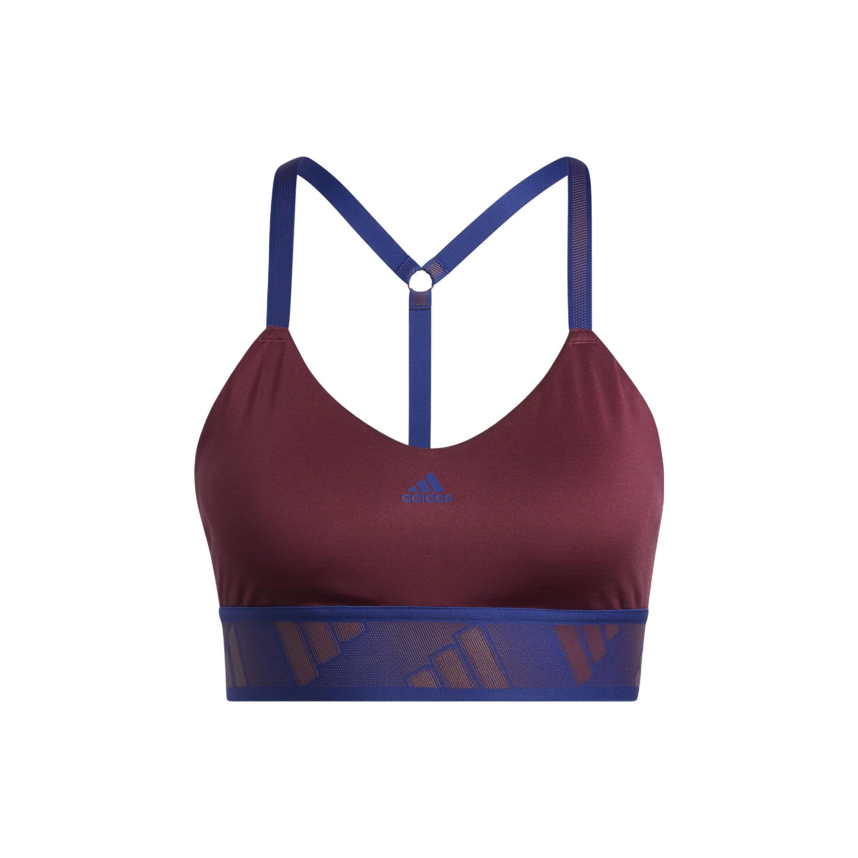 (WMNS) adidas All Me Light Support Training Bra Asia Sizing  Burgundy Blue  Women s GR8181 M