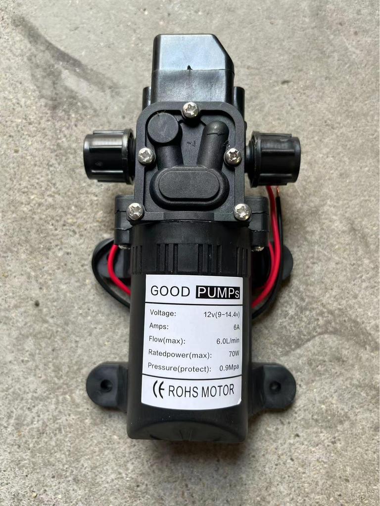 12V Mini Smart Electric Diaphragm Pump for High-Pressure Car Washer and Electric Sprayer