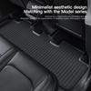 YZ For Tesla Floor Mat Model Y 2025-2025 Model 3 Highland Car Trunk Mat Luggage Mat TPE Waterproof Anti-Slip Set Floor Liner Mat