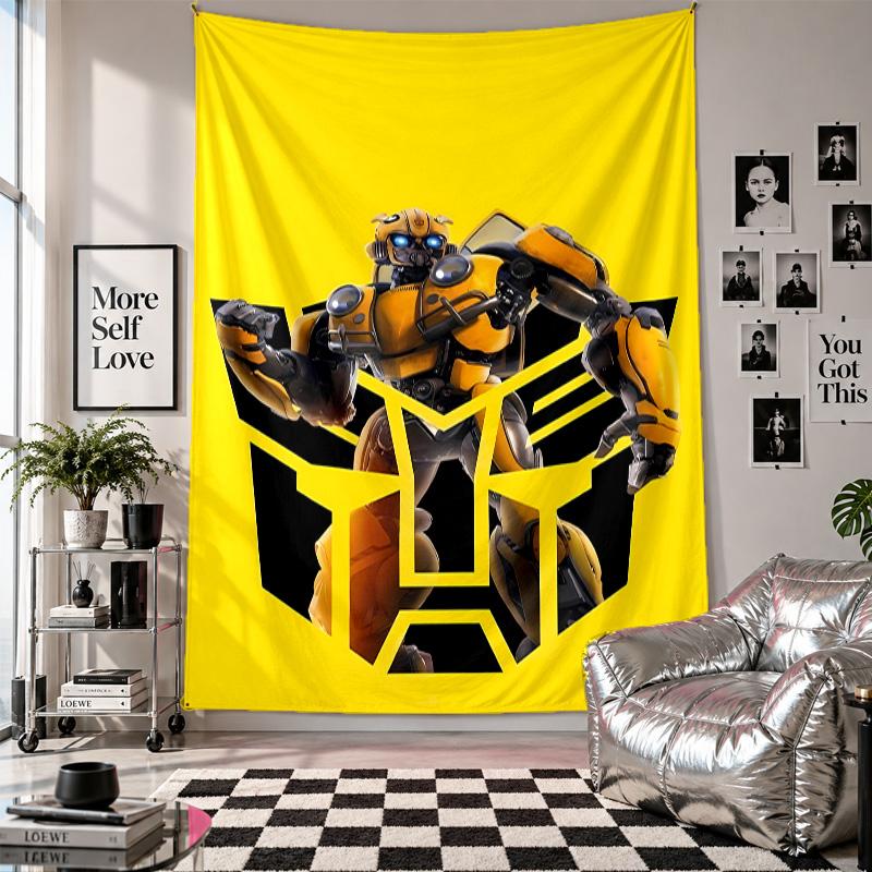 Wall TapestryTransformers Art Hanging Cloth Decorative Background Cover for Room Decoration