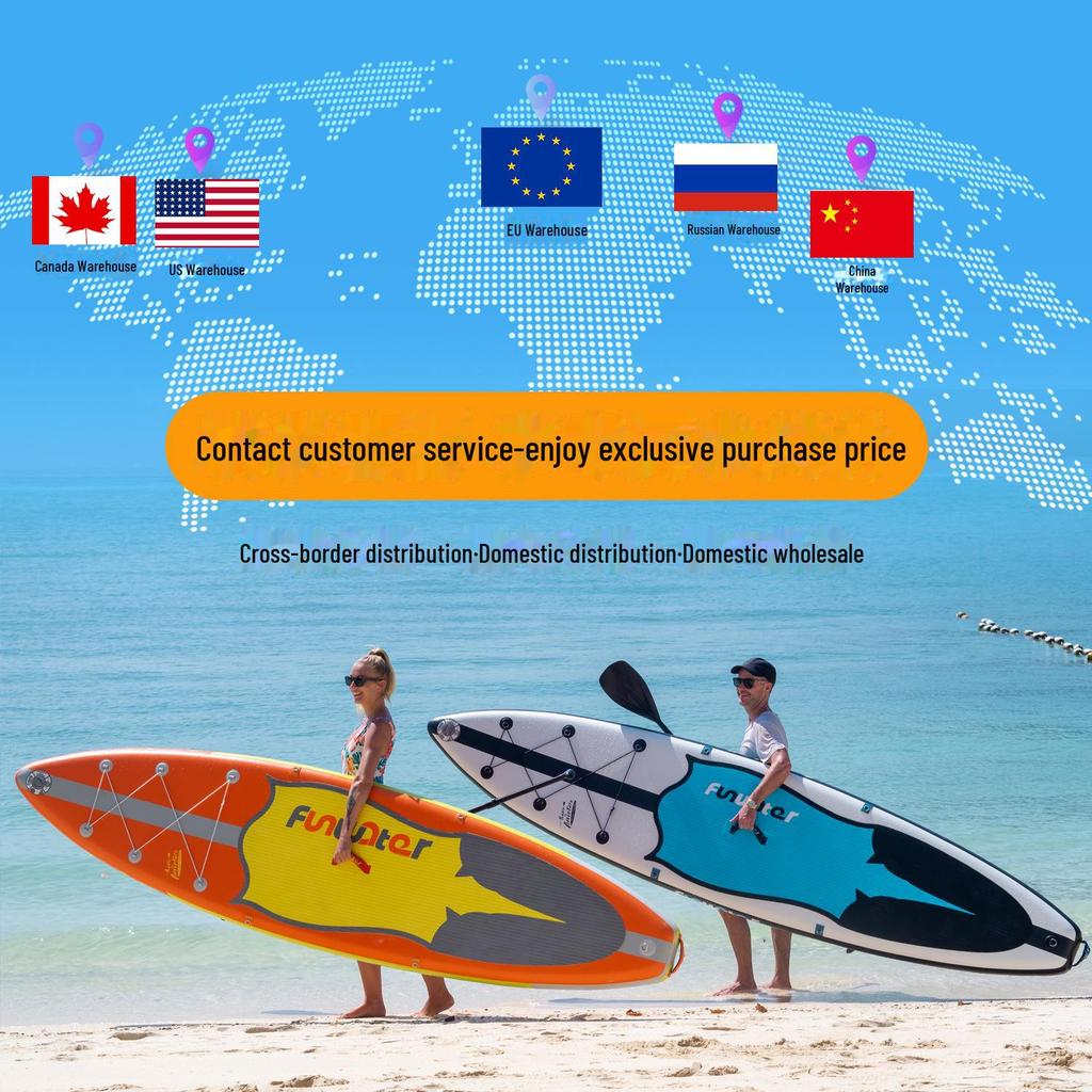 Inflatable SUP Board - Koi Design Paddleboard for Beginners