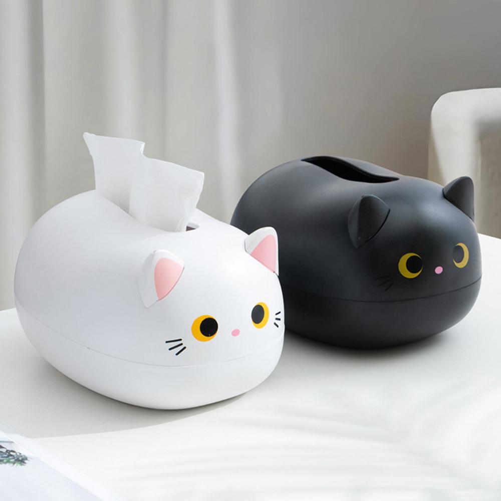 1PC Creative Cartoon Cute Simple Multi-Functional Storage Ornaments Tissue Box Pumping Paper Box Home Dining Room Coffee Table
