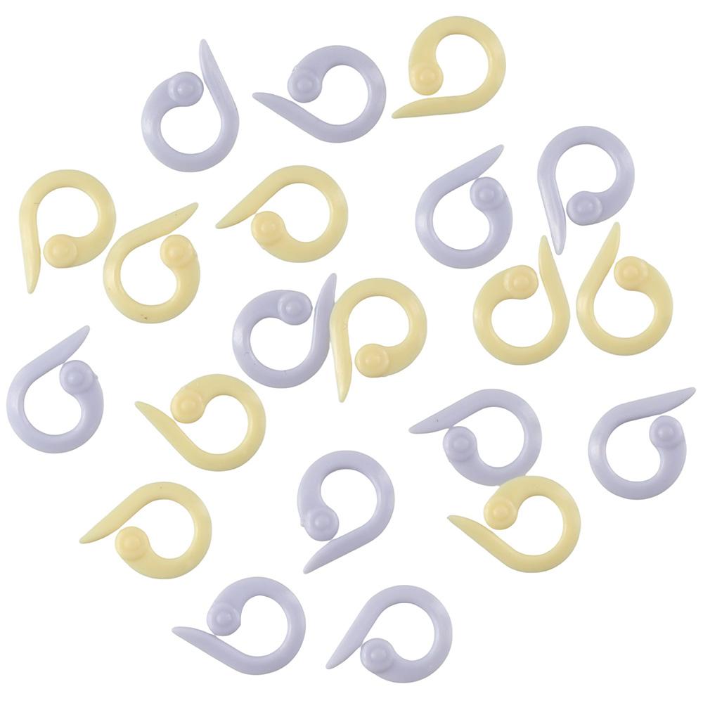 

Желтый, фиолетовый пластиковый зажим Counter Stitch, разноцветные ювелирные аксессуары