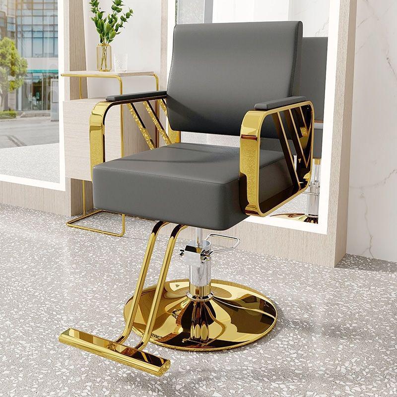 High-End Reclining & Liftable Barber Chair for Salon and Hairdressing