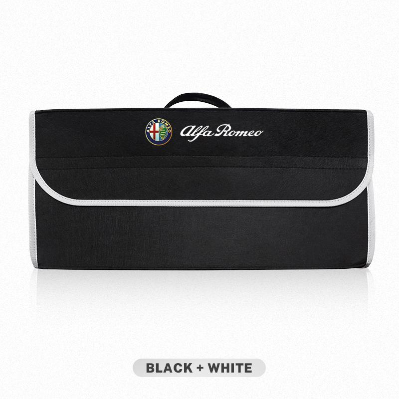 

For Alfa Romeo Car Trunk Foldable Storage Box Felt Cloth Organizer Tidying Bag For Alfa Romeo Giulietta GT 159 147 156 Mito Brer