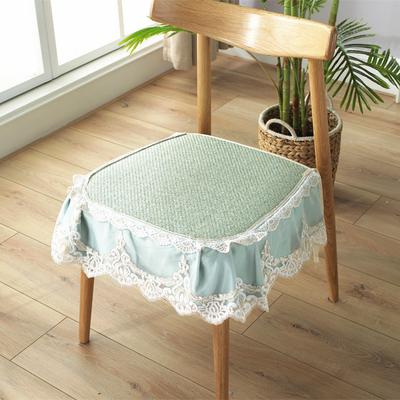 Nový Summer Pure Color Ledový hedvábný ratanový podsedák pro letní oválný polštářek na jídelní židli Polštář na kancelářskou židli