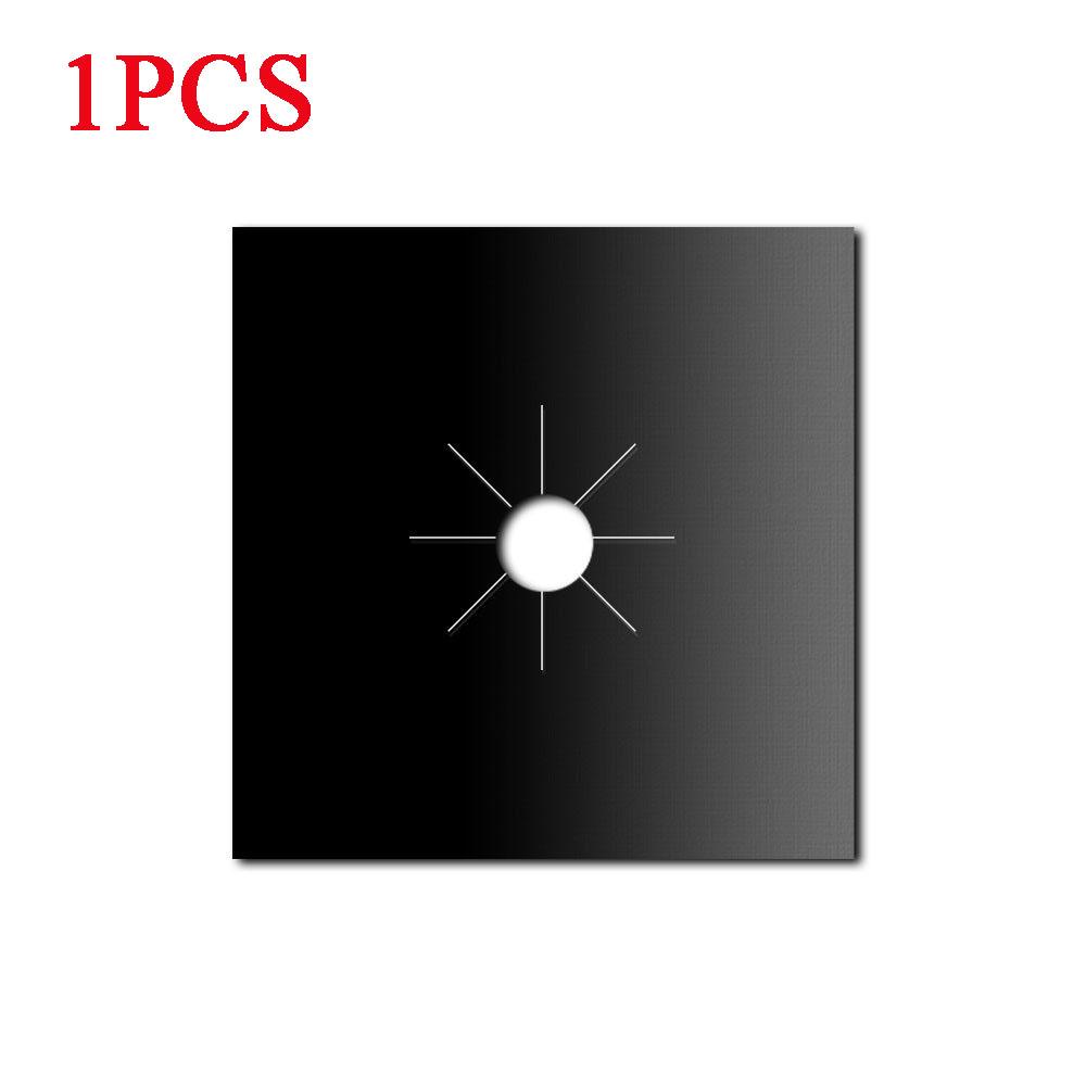 1/4/10/12pcs Stove Burner Covers Reusable Non-Stick Cooking Protectors Heat-Resistant Washable Pads Kitchen Cookware Accessories