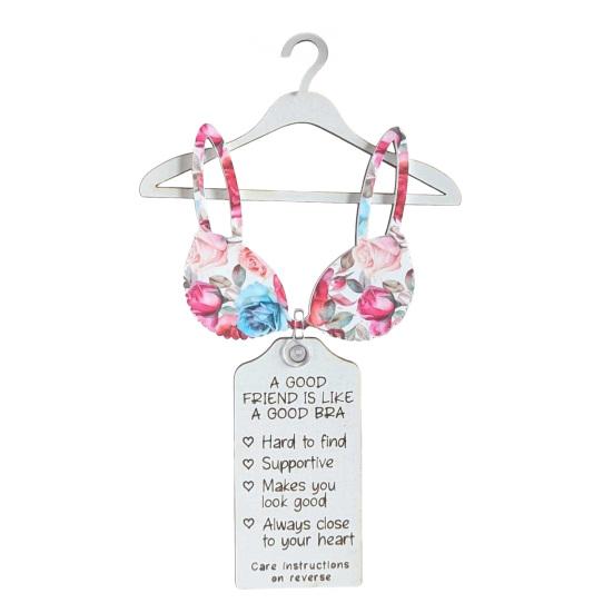A Good Friend Is Like A Good Bra Ornament Funny Best Friend Christmas Ornament Holiday Keepsake Gift for Adults Women Friends Coworkers