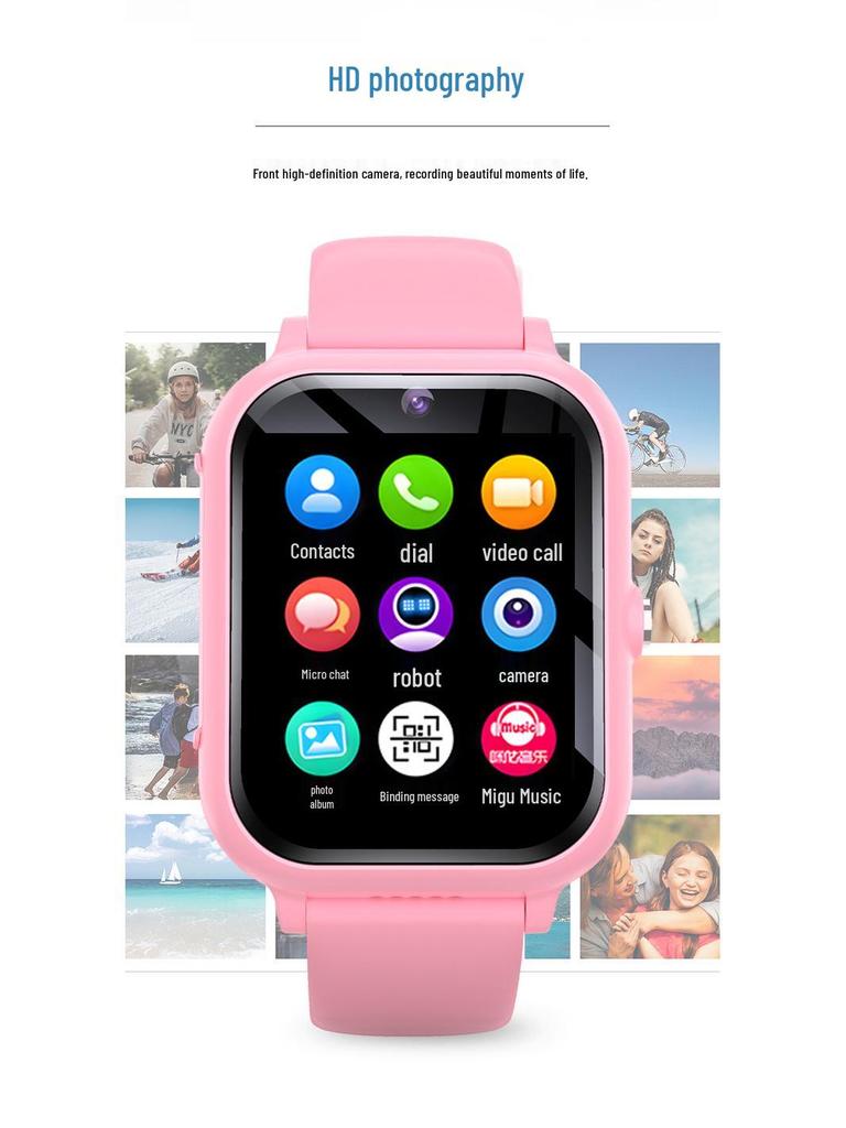 5G Waterproof Kids Smartwatch with Video, Alipay, GPS, and Long Battery Life