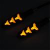 Flowing Motorcycle Motorbike Fish Bone Style Turn Signal Indicator Light