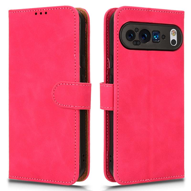 For Google Pixel 9 Pro XL Case Wallet PU Leather Flip Magnetic Closure Phone Cover