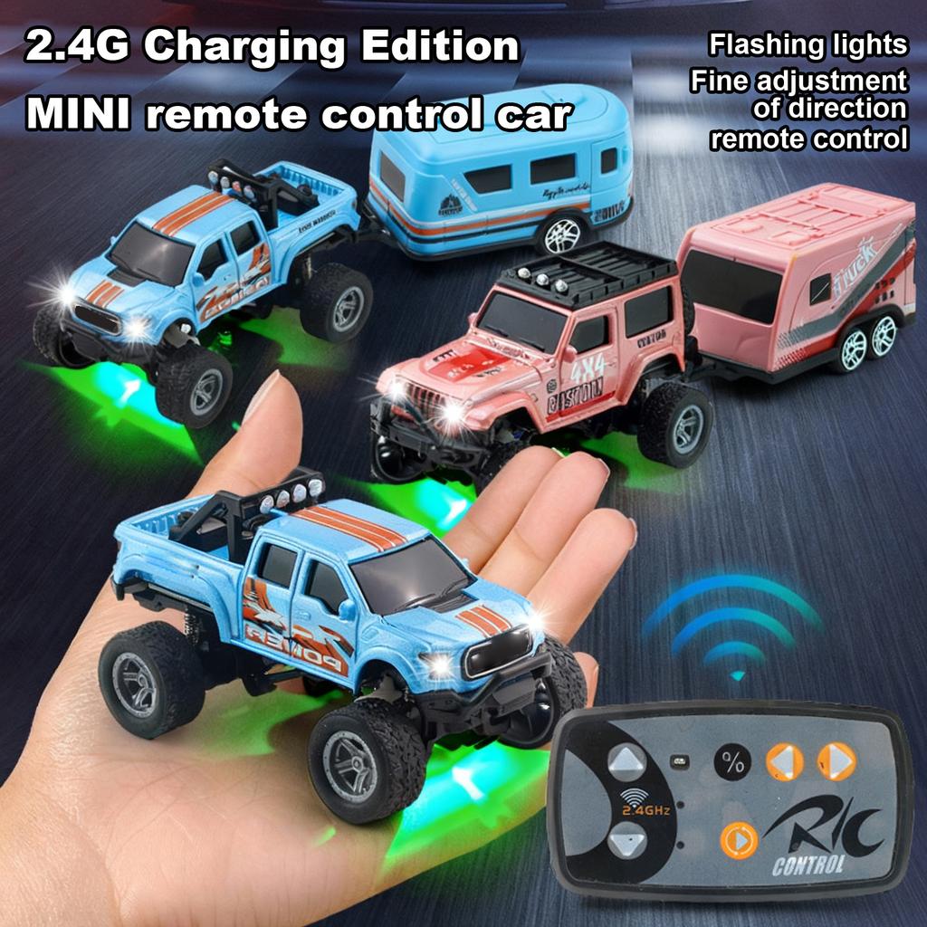 Alloy Remote Control Car Pickup Off-road Vehicle Rechargeable Drift Racing Car Children's Car Electric Toy