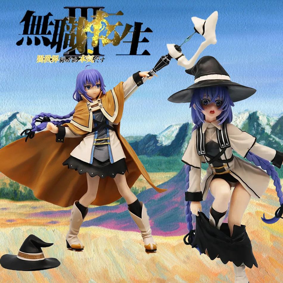 Action Figure Mushoku Magician Roxy Migurdia Tensei:Jobless Reincarnation Adult PVC Anime Figure Collectible Model Doll Gift