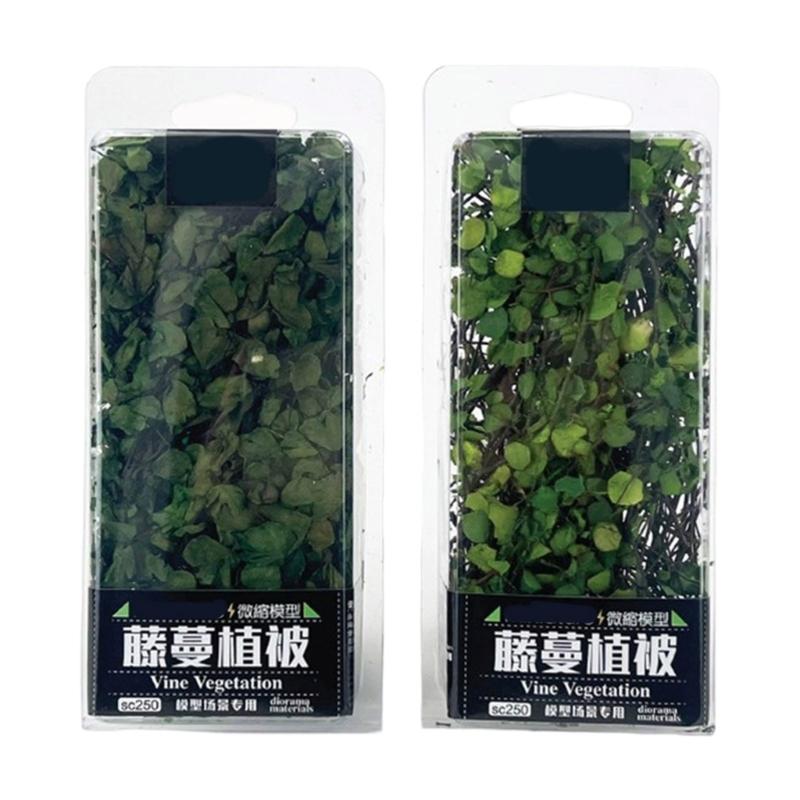 Realistic Artificial Plant Vine Model Set Creative Homes Decors Craft For Shelf Desktop Display Scenery Landscape