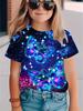 Abbigliamento Bambina Vestiti Bambina Maglietta Manica Corta Bambina Stampa Farfalla Carina Kawaii Girocollo Top Bambina Vestiti Estivi Bambini