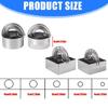 Stainless Steel Cookie Molds With Handle Multipurpose Cutters For Cakes Sandwiches Dishwasher Friendly