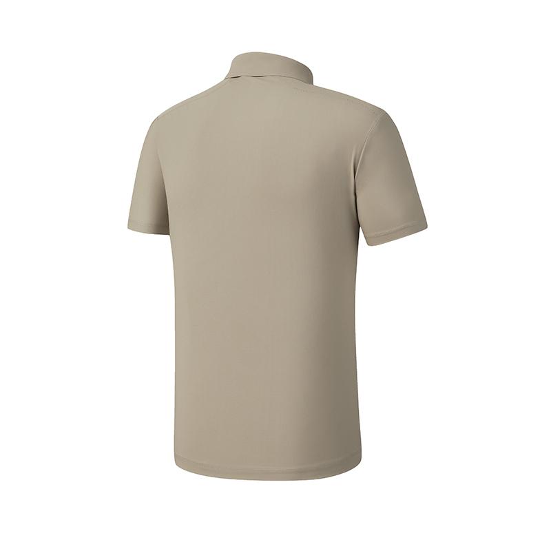 FILA Golf Series Fashion Simple Classic Basic Sports Comfortable Short Sleeve Polo Shirt Men tops Light-Rock-Gray A11M625163FGY