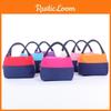 Lightweight Canvas Lunch Bag With Leakproof Feature And Easy-carry Handle