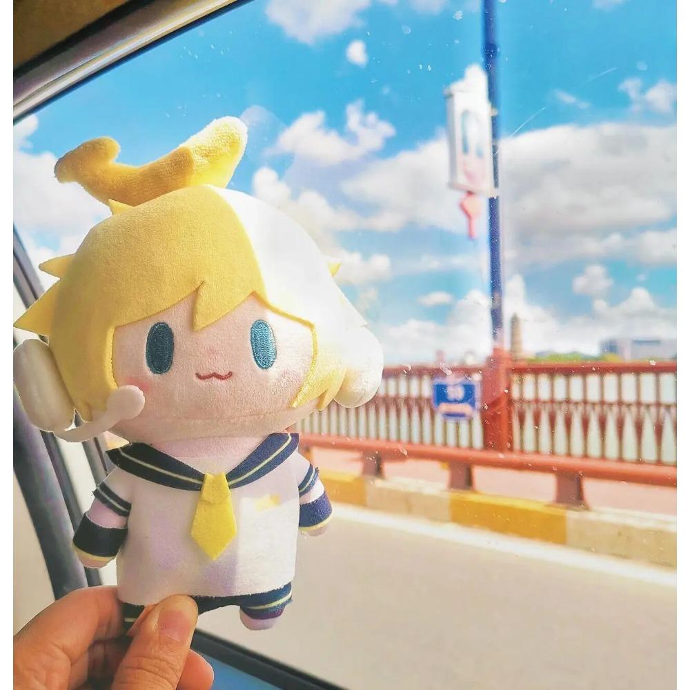 Hatsune Miku Plush Toys Keychain Kagamine Len Rin Backpack Charm Anime Peripheral Cute Stuffed DollBag Decoration Birthday Gifts