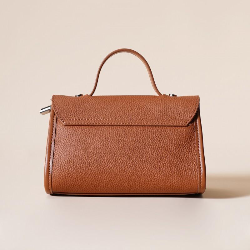 2025 New Casual Top-layer Cowhide Cross-body Bag Design Retro High-end Light Luxury Single-shoulder Handbag