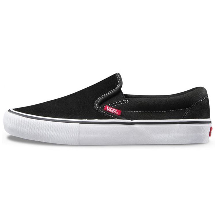 

Черные кроссовки унисекс Vans Slip-On Pro White Gum VN00097M9X1