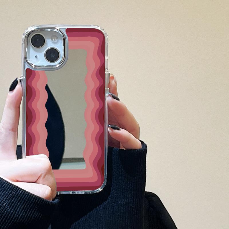 Clouds Stars Mirror Phone Case For iPhone 15 Pro Max Case For iPhone 11 16 12 13 14 Pro Max Plus XS Shockproof Back Cover Funda