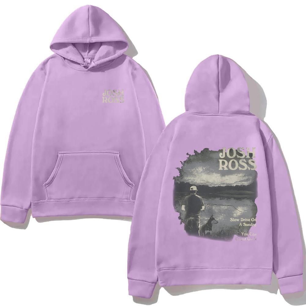 Josh Ross 2025 Tour Hoodie Same As High Quality with Pocket Sweatshirt Long-sleeved Simplicity Pullover