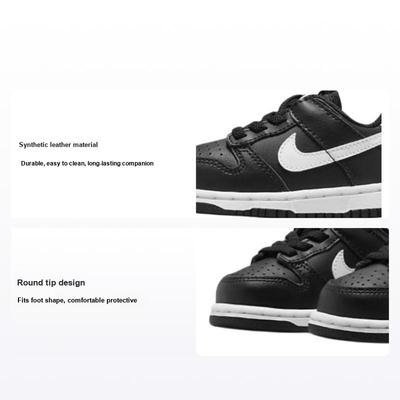 Zapatillas de bebé Dunk Low TD Black Panda 2.0 Blanco FD1233-001