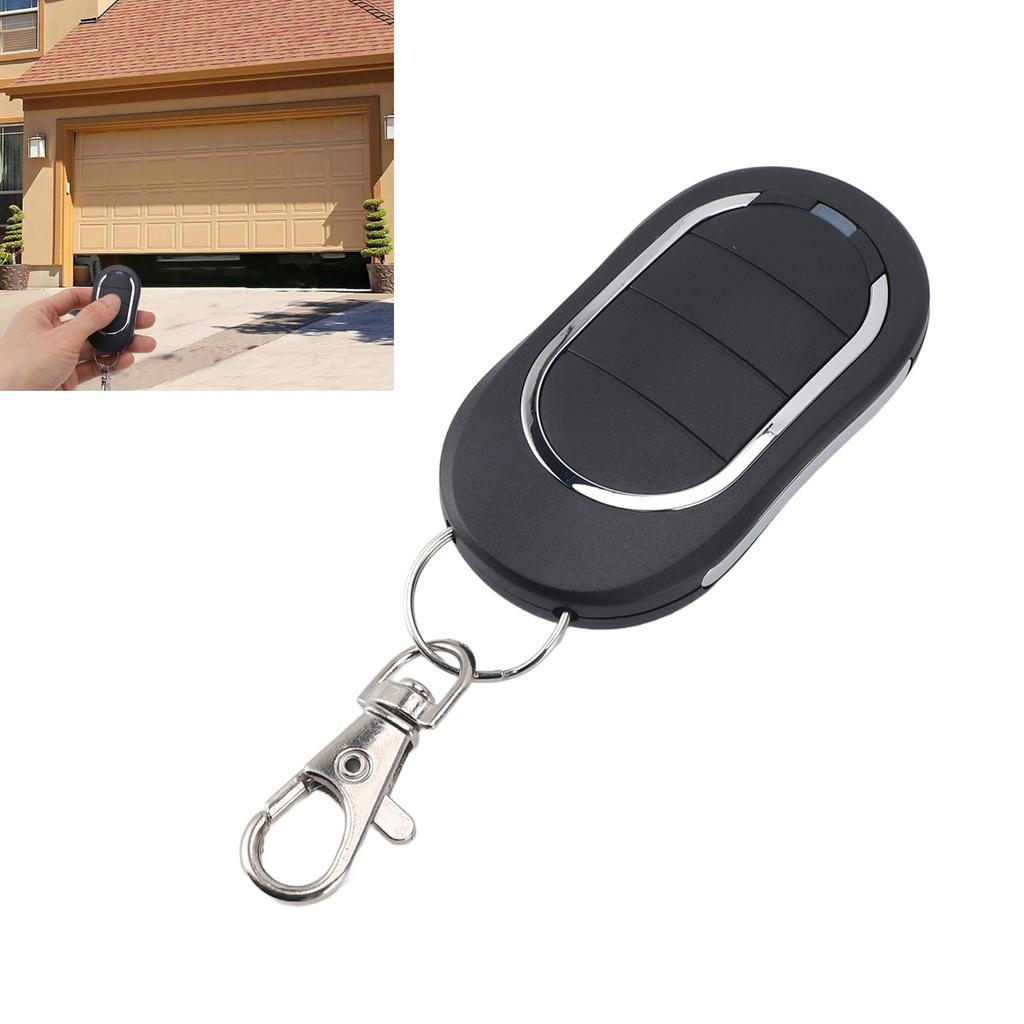 Remote Control Key Fob 433.92mhz 164ft Range Multifunctional Built In 3V Button Battery Garage Door