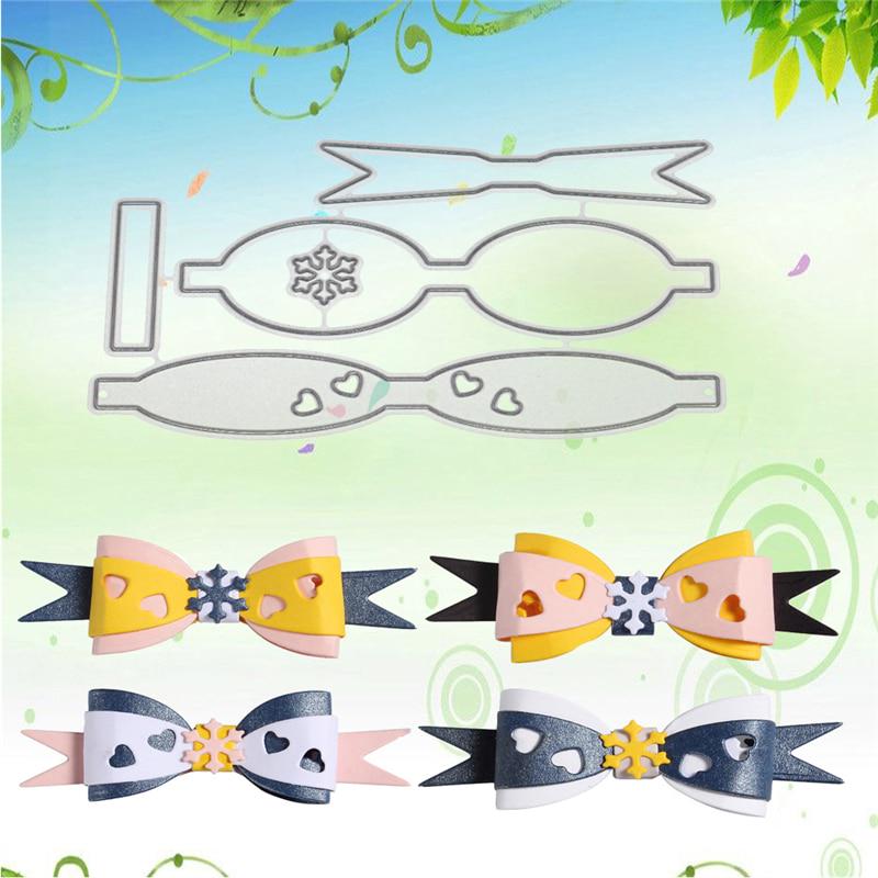 Láska Mašle Rám Kovové vykrajovátka Šablony Scrapbooking Pozdravné přání Dekorativní ražba