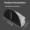 Multifunctional Sandpaper Rack Self-Adhesive Angle Sanding Tool with 10 Sandpaper Internal Corner Sandpaper Grinding Tool